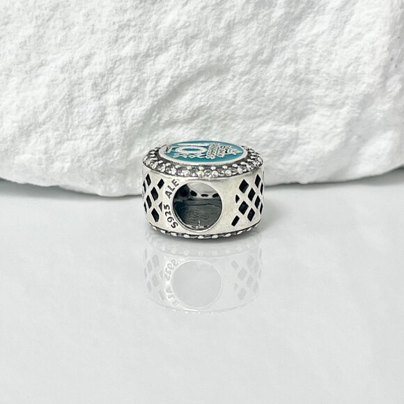 Pandora Tiana Run 10K Bead Charm S925 Silver Charm - Picture 3 of 3